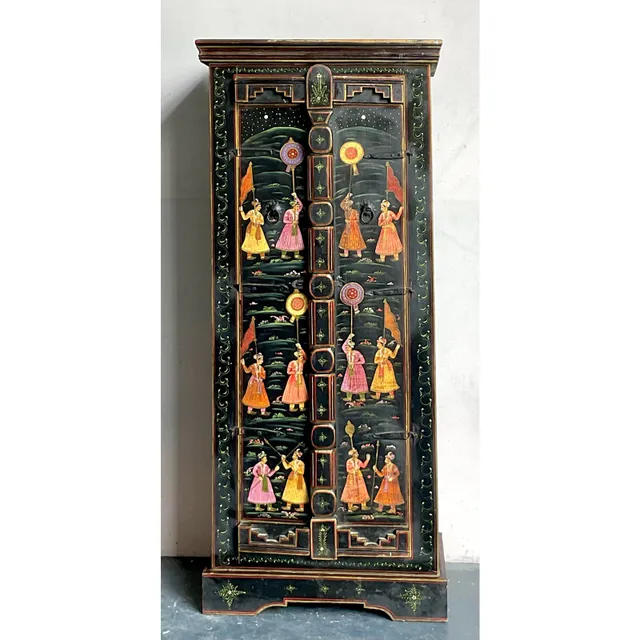Vintage Boho Hand Painted Cabinet — additional photo 3