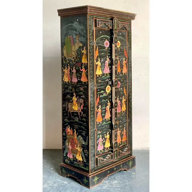 Vintage Boho Hand Painted Cabinet — additional photo 2