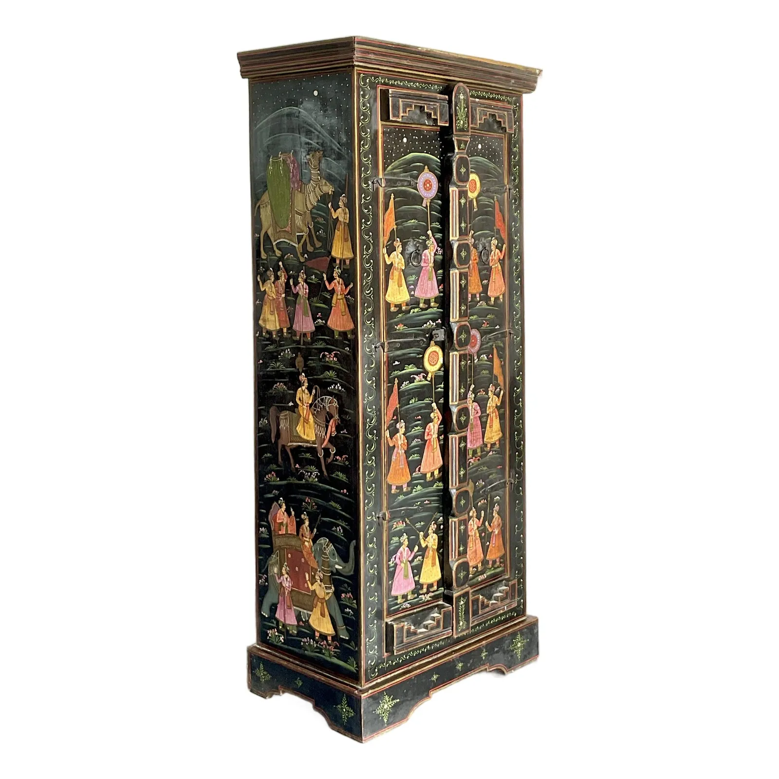 Vintage Boho Hand Painted Cabinet — additional photo 1