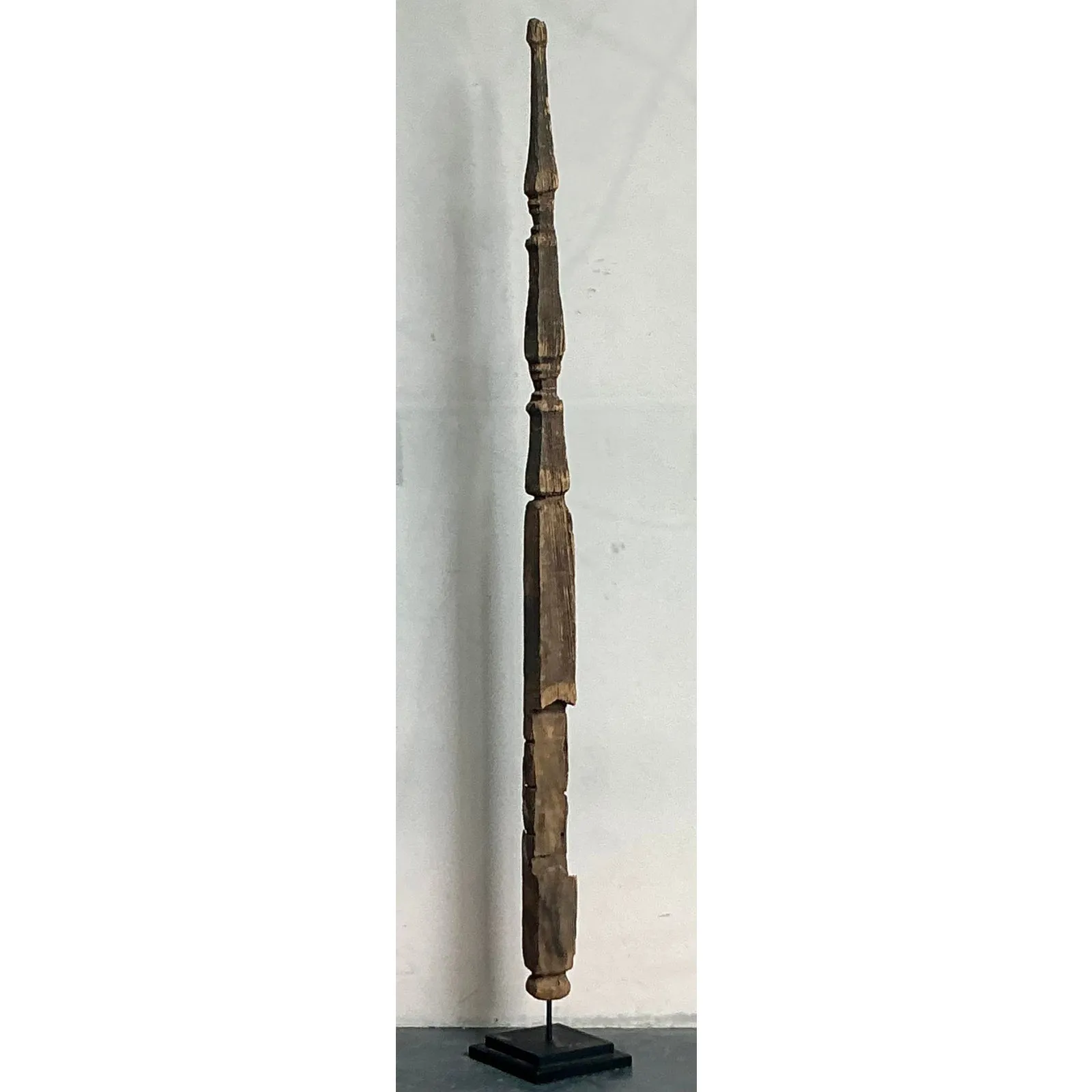 Vintage Boho Rustic Wood Totem — additional photo 2