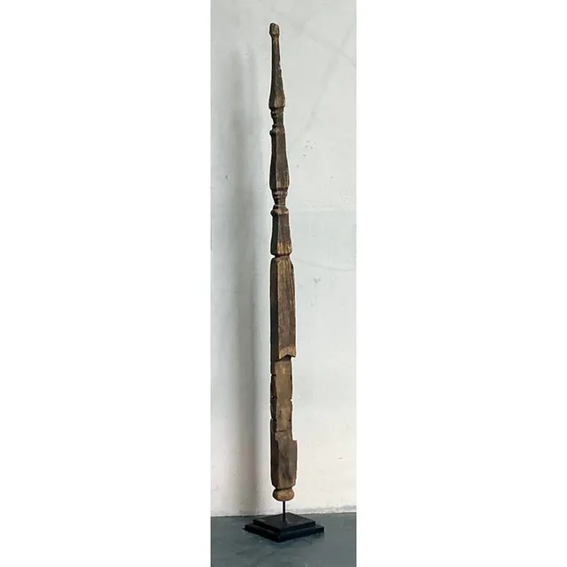 Vintage Boho Rustic Wood Totem — additional photo 3