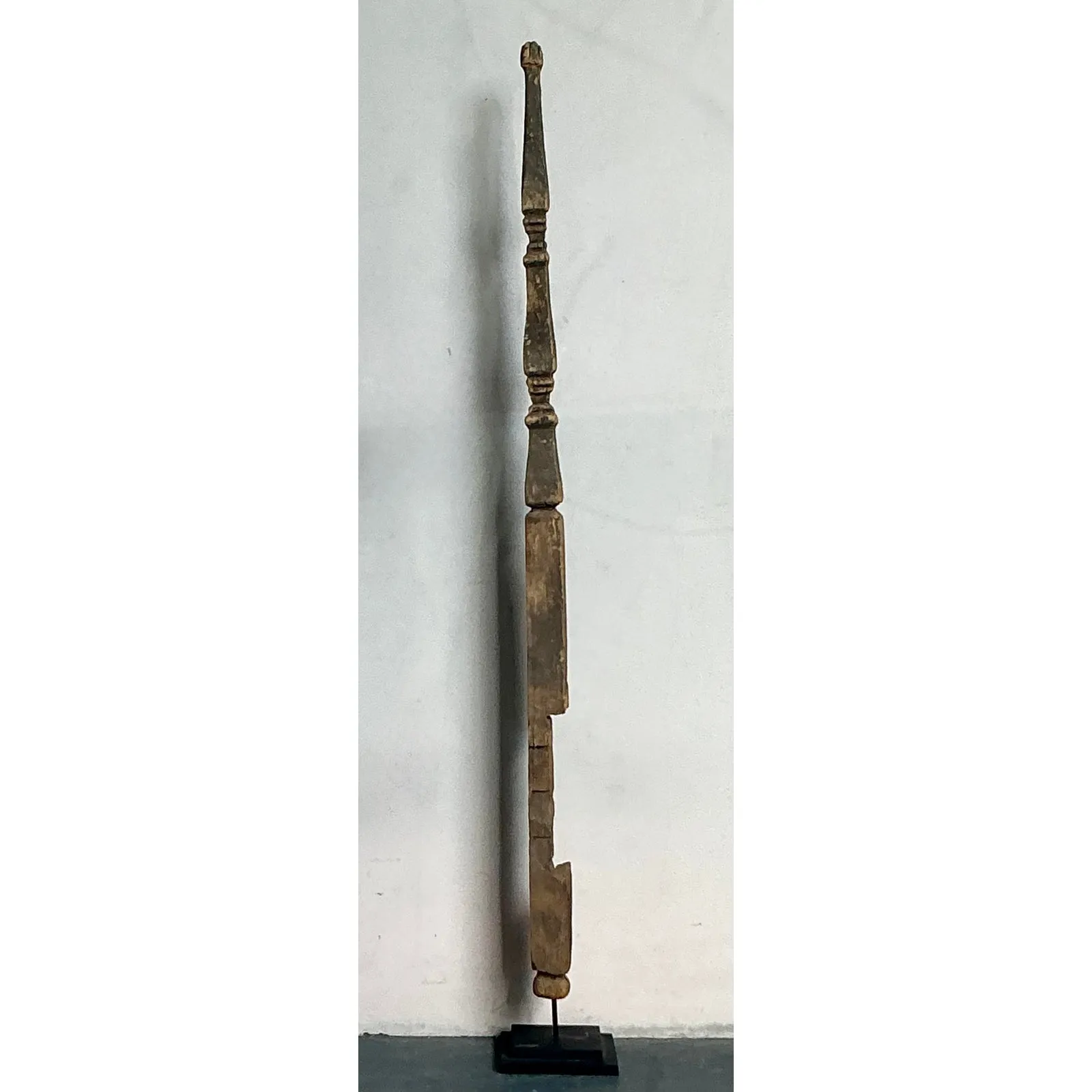 Vintage Boho Rustic Wood Totem — additional photo 1