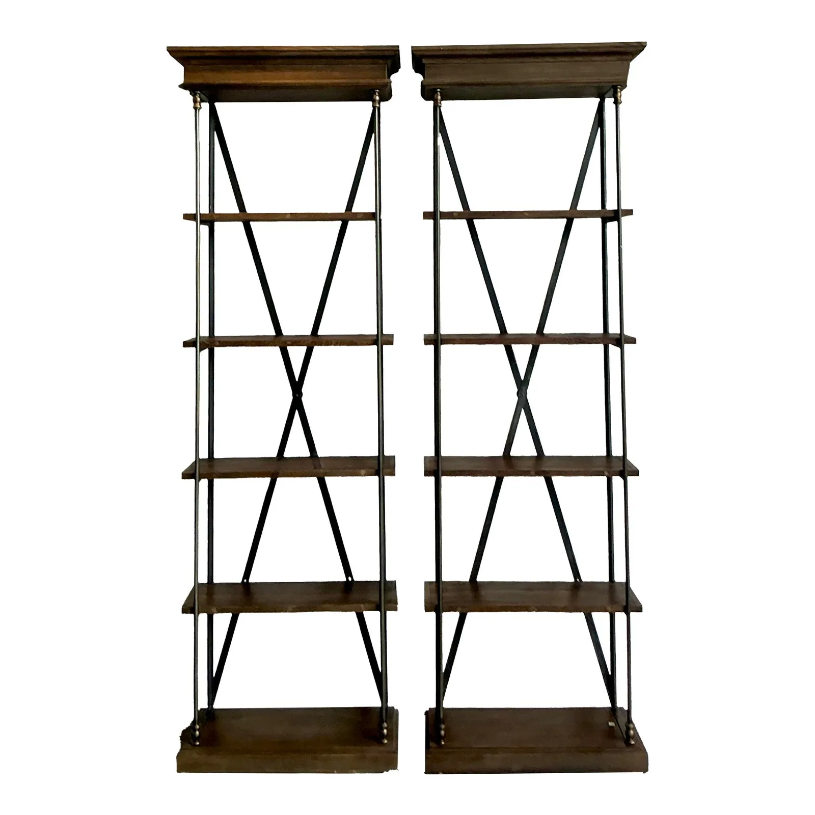 Vintage Regency Monumental Etagere - A Pair — additional photo 1