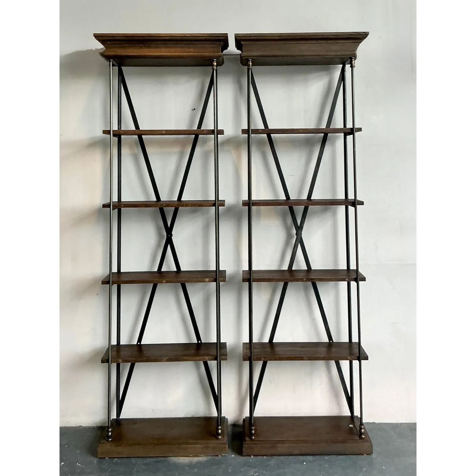 Vintage Regency Monumental Etagere - A Pair — additional photo 3