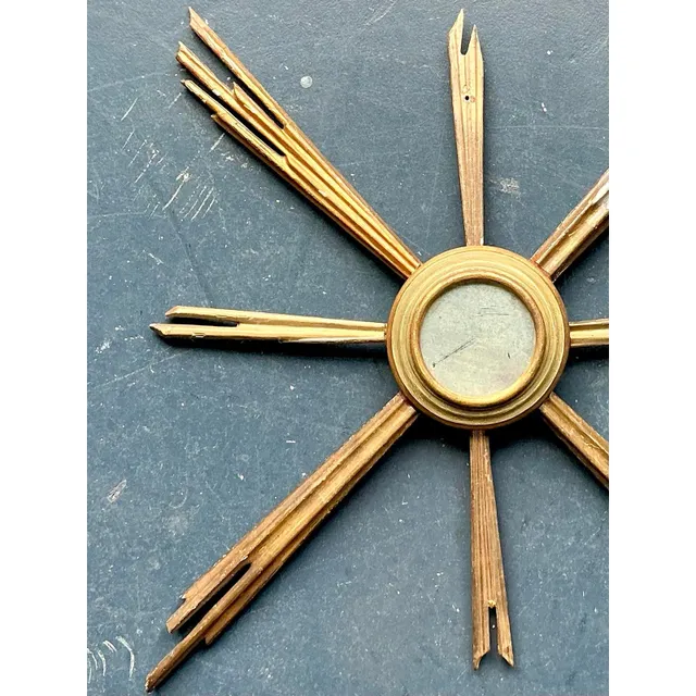 Vintage Regency Gilt Starburst Mirror — additional photo 2