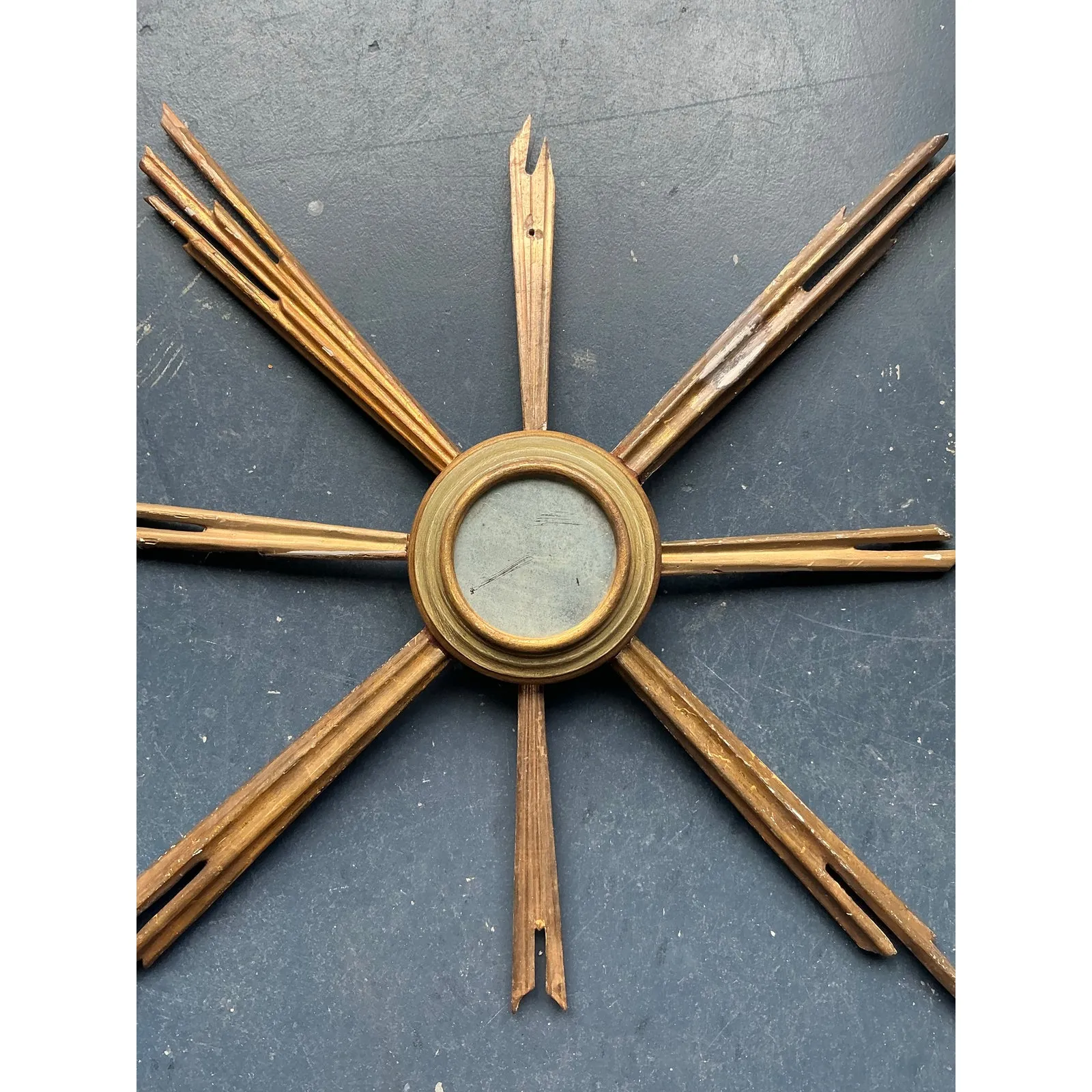 Vintage Regency Gilt Starburst Mirror — additional photo 3