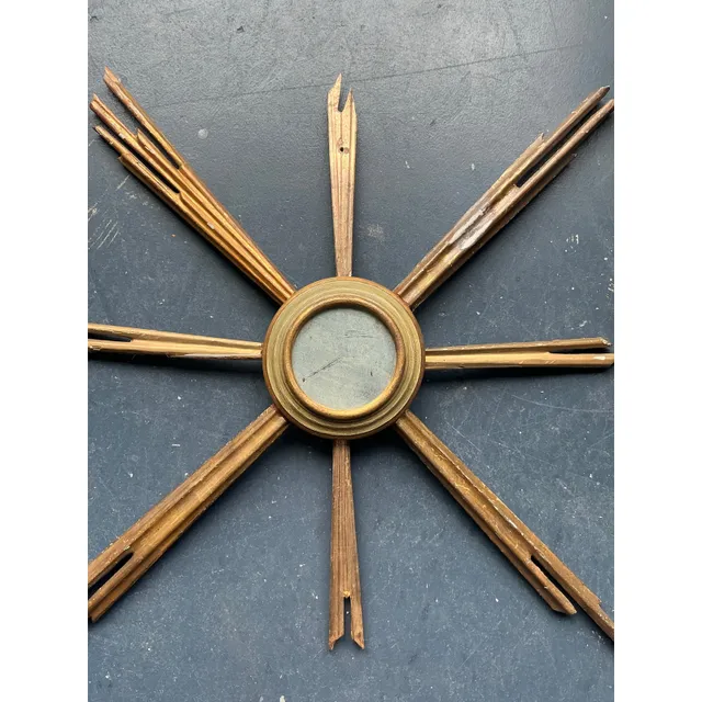 Vintage Regency Gilt Starburst Mirror — additional photo 3