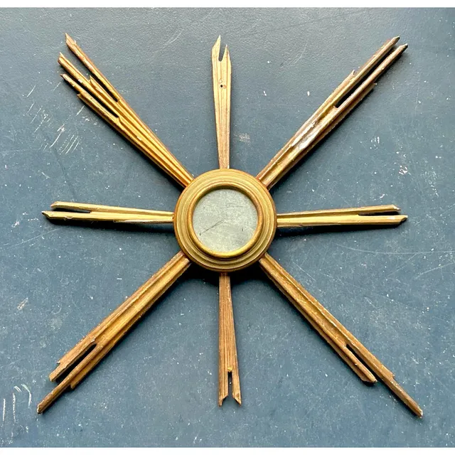Vintage Regency Gilt Starburst Mirror — additional photo 1