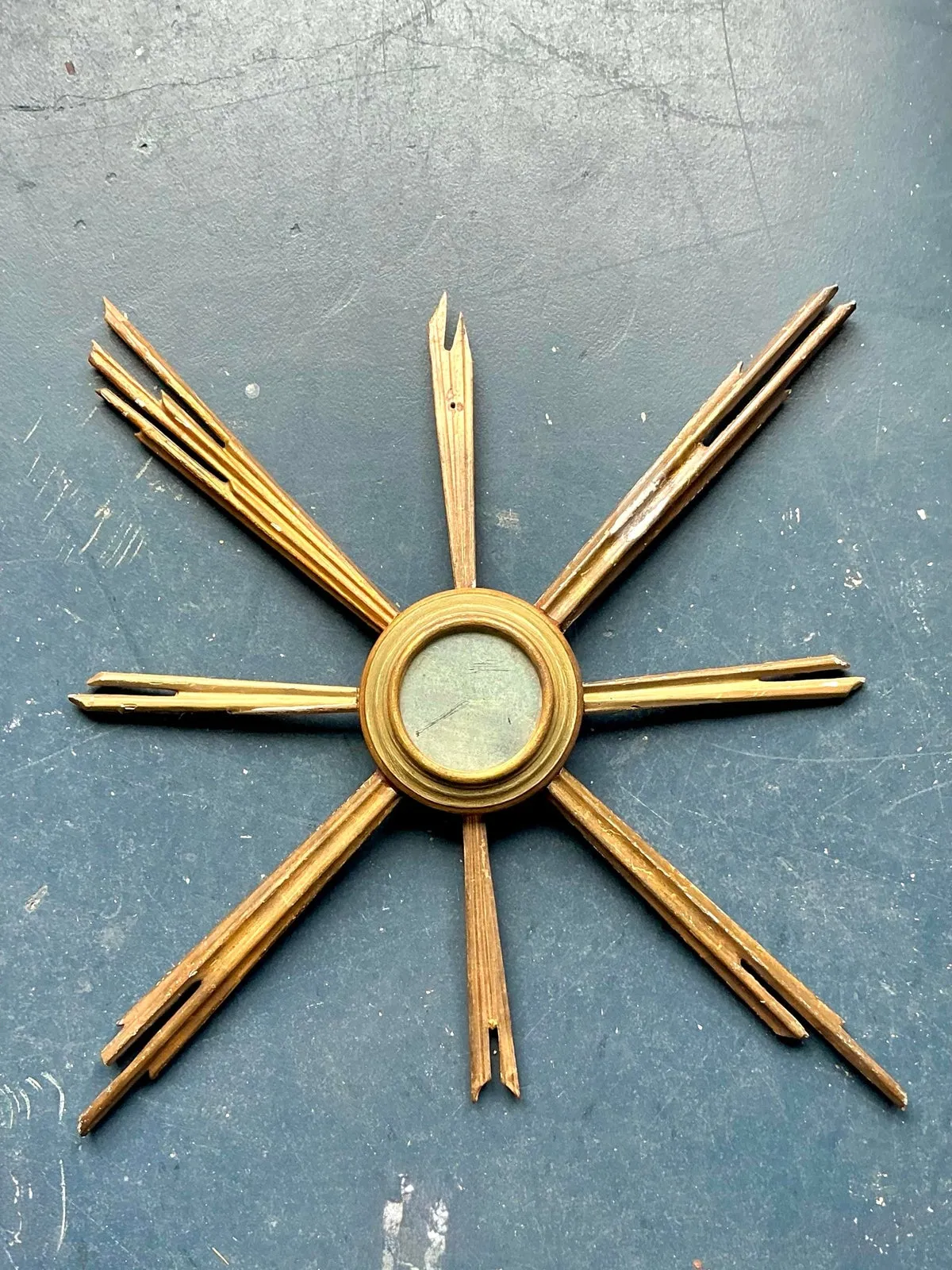 Vintage Regency Gilt Starburst Mirror — additional photo 4