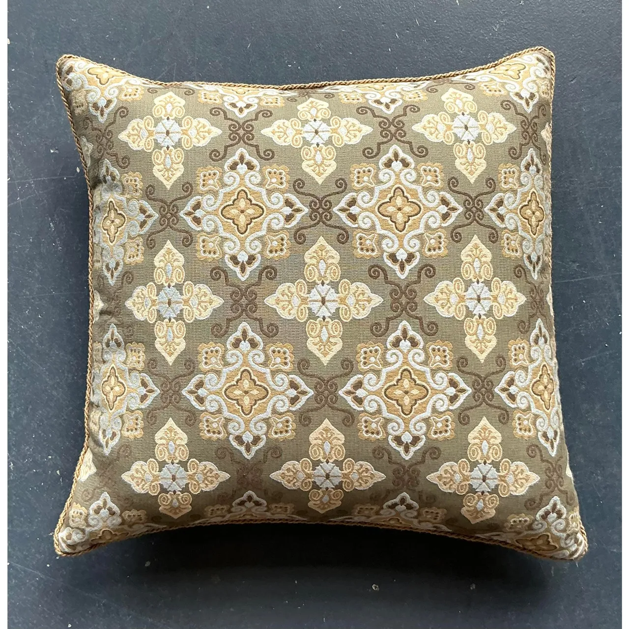 Vintage Boho Jacquard Throw Pillow