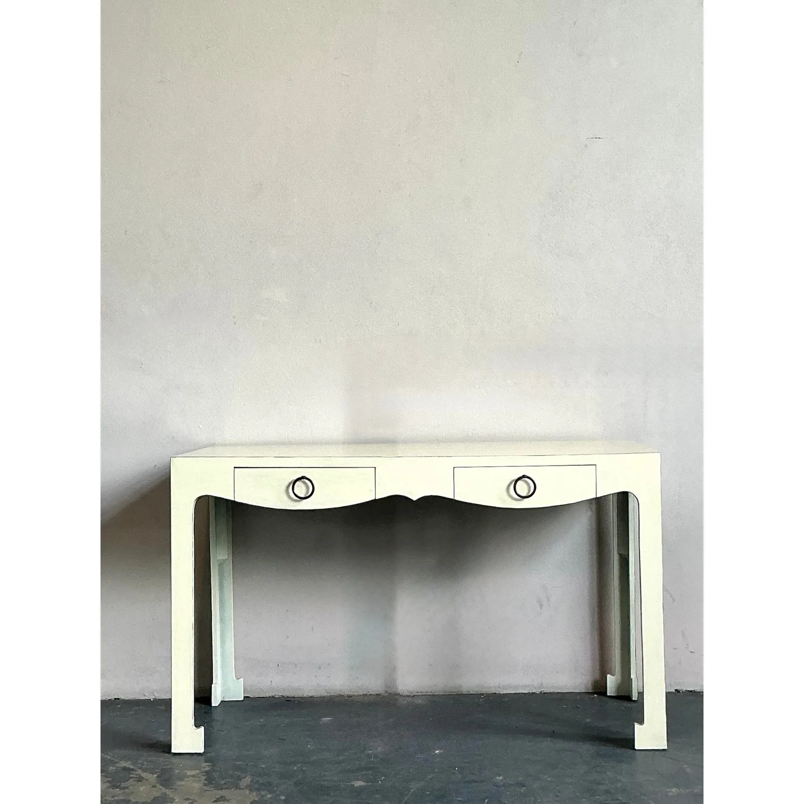 Vintage Regency Scalloped Writing Desk — additional photo 6