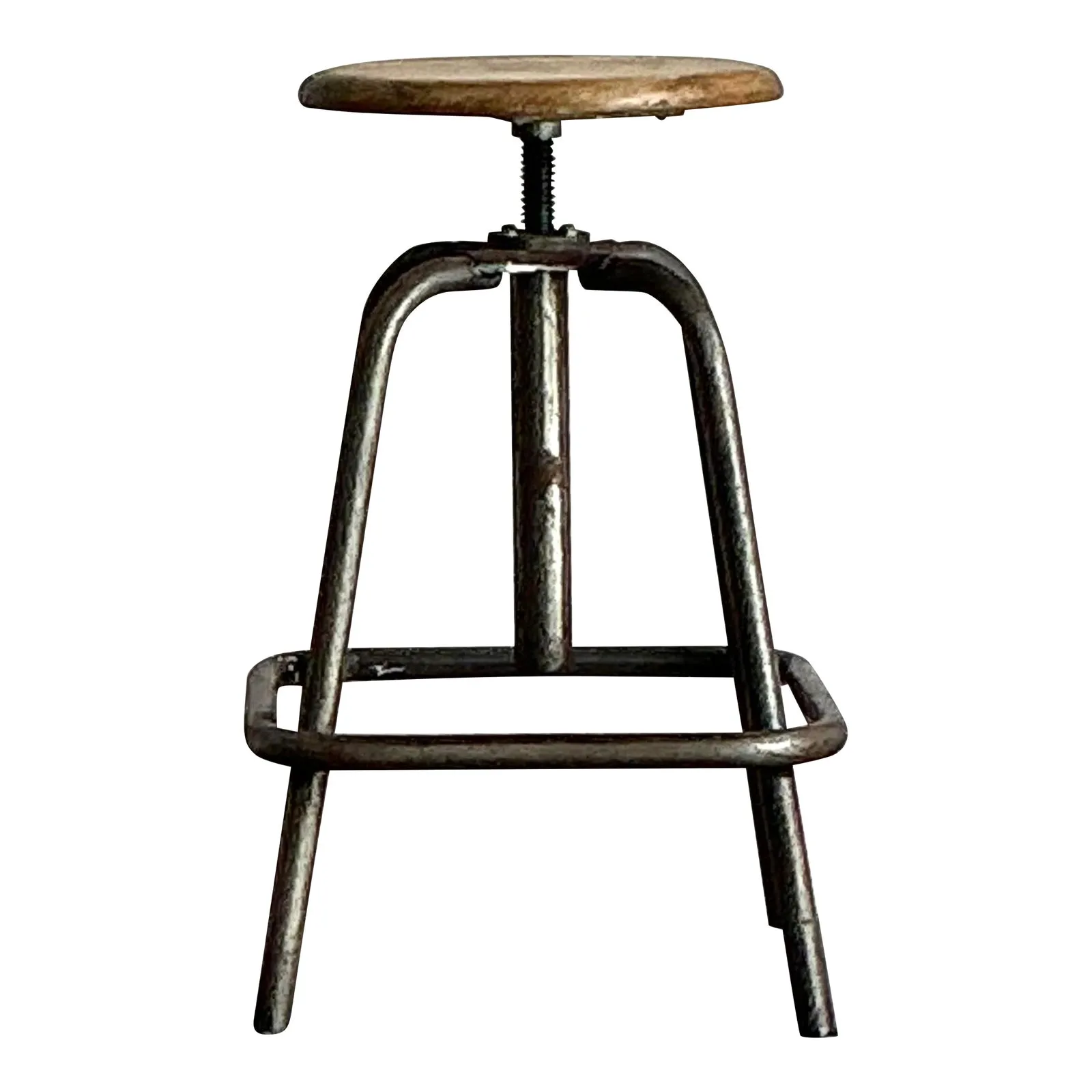 Vintage Boho Industrial Stool — additional photo 7
