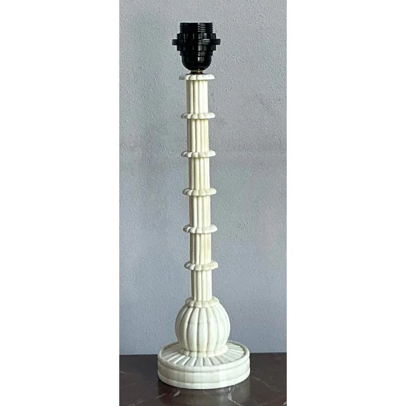 Vintage Boho Bone Candlestick Lamp — additional photo 6