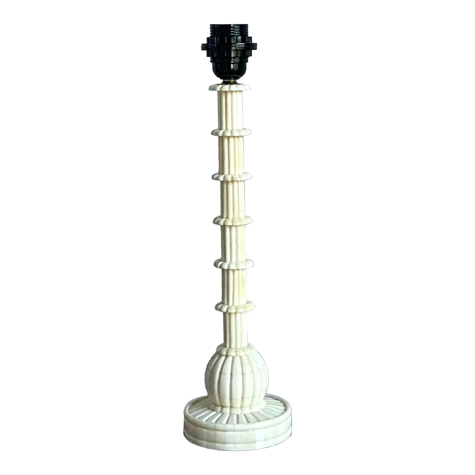 Vintage Boho Bone Candlestick Lamp — additional photo 8