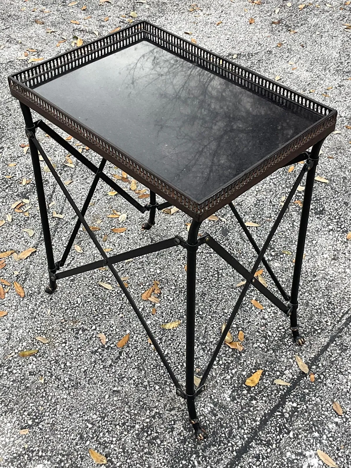 Vintage Regency Gallery Table — additional photo 3