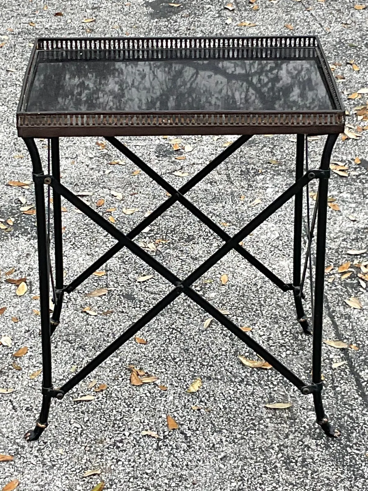 Vintage Regency Gallery Table — additional photo 6