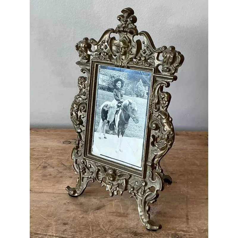 Vintage Boho Brass Gladiator Frame — additional photo 1