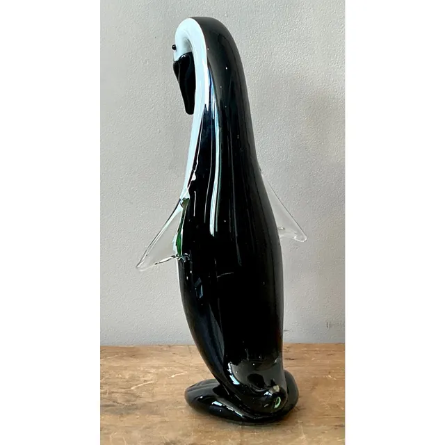 Vintage Italian Art Glass Penguin — additional photo 1
