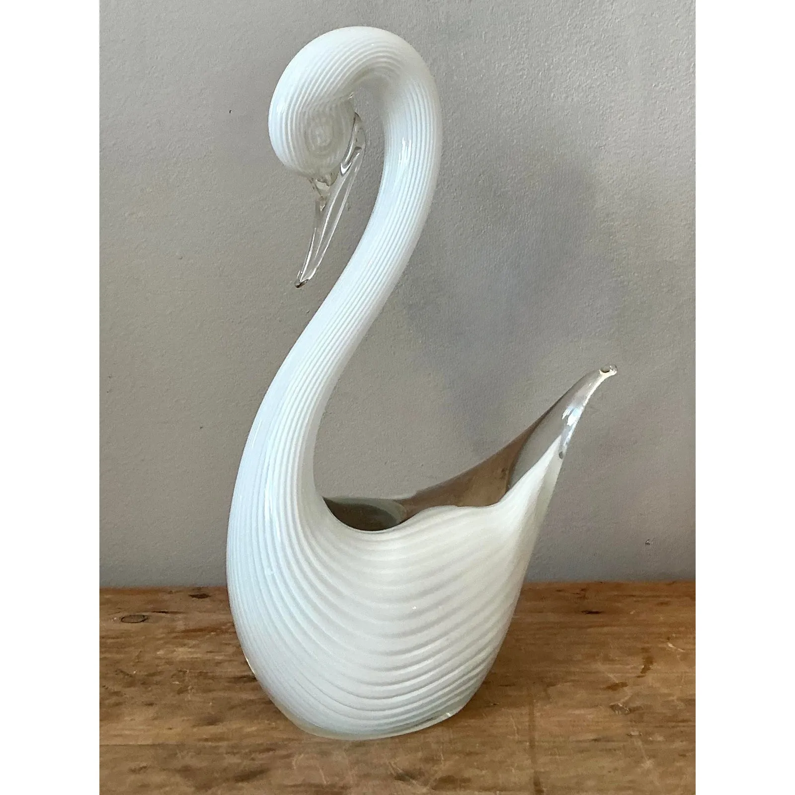 Vintage Italian Art Glass Swan — additional photo 2