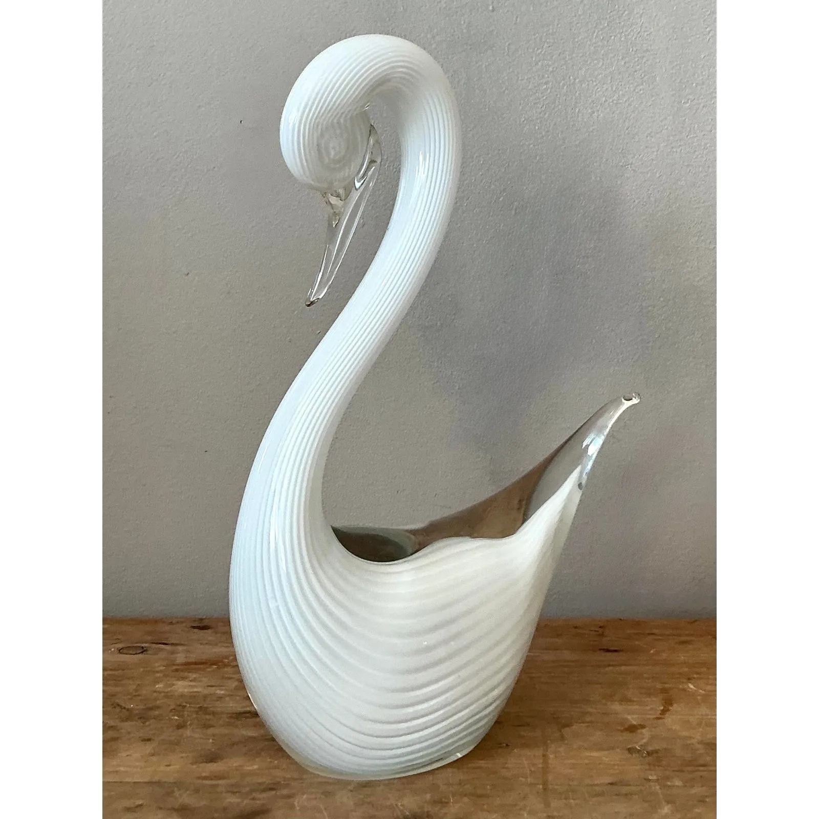 Vintage Italian Art Glass Swan — additional photo 4