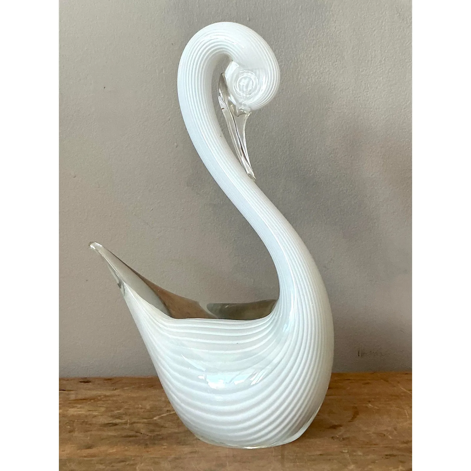 Vintage Italian Art Glass Swan — additional photo 5