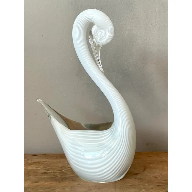 Vintage Italian Art Glass Swan — additional photo 5