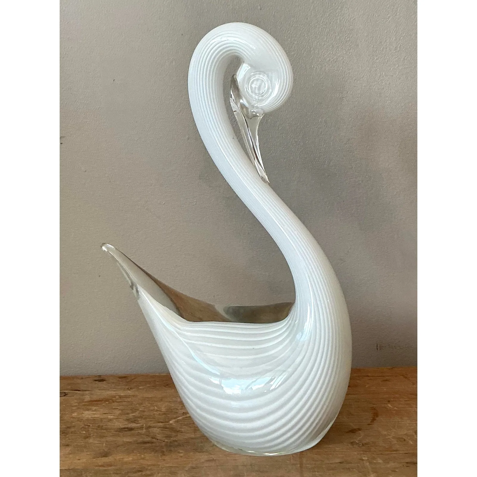Vintage Italian Art Glass Swan — additional photo 6