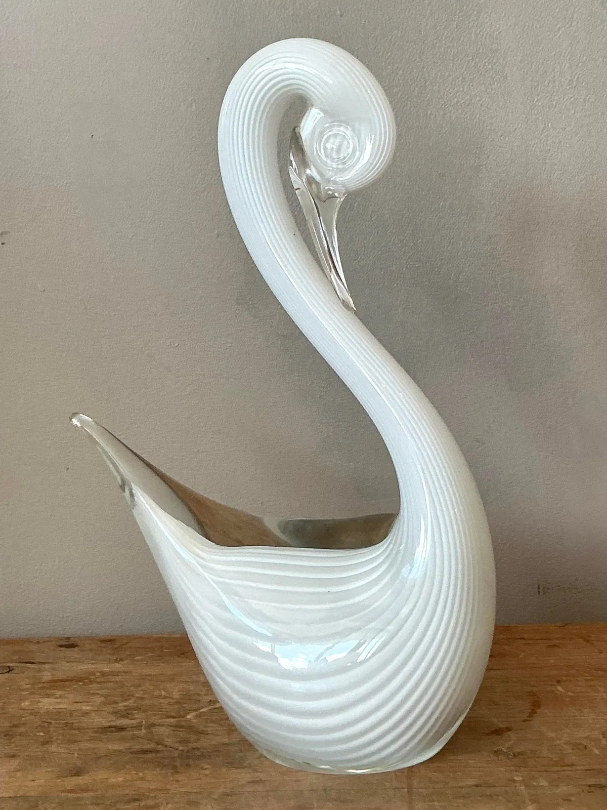 Vintage Italian Art Glass Swan — additional photo 5