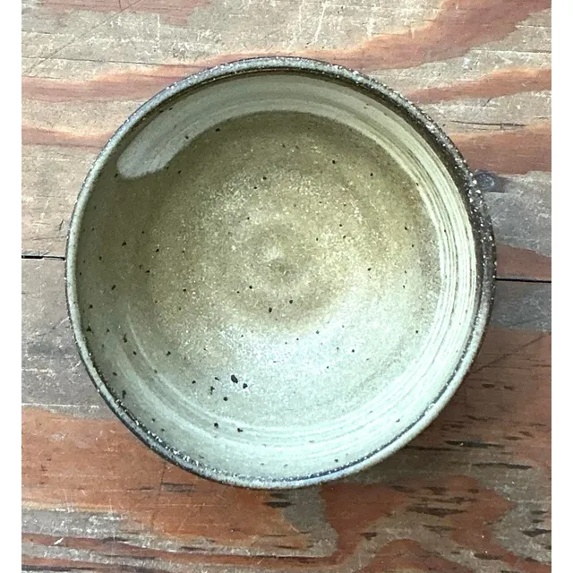 Vintage Boho Studio Pottery Bowl - Ceramic, 6W x 3.2H — additional photo 3