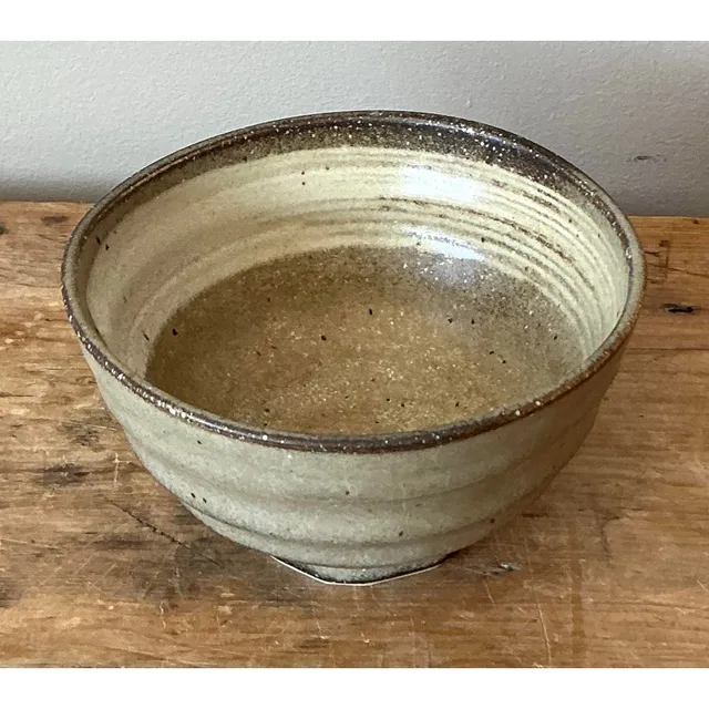 Vintage Boho Studio Pottery Bowl - Ceramic, 6W x 3.2H — additional photo 5