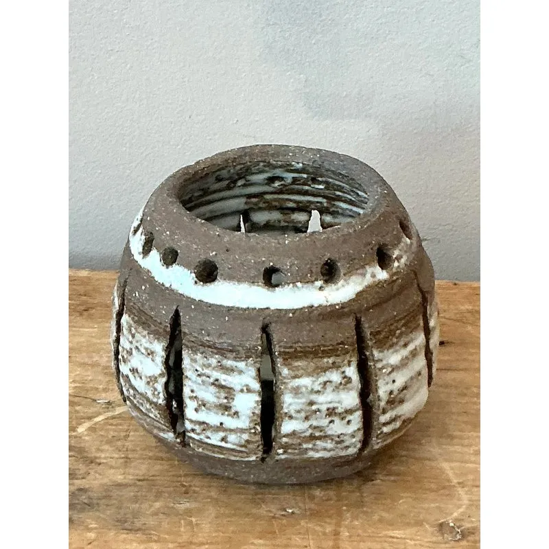 Vintage Boho Studio Pottery Votive — additional photo 3