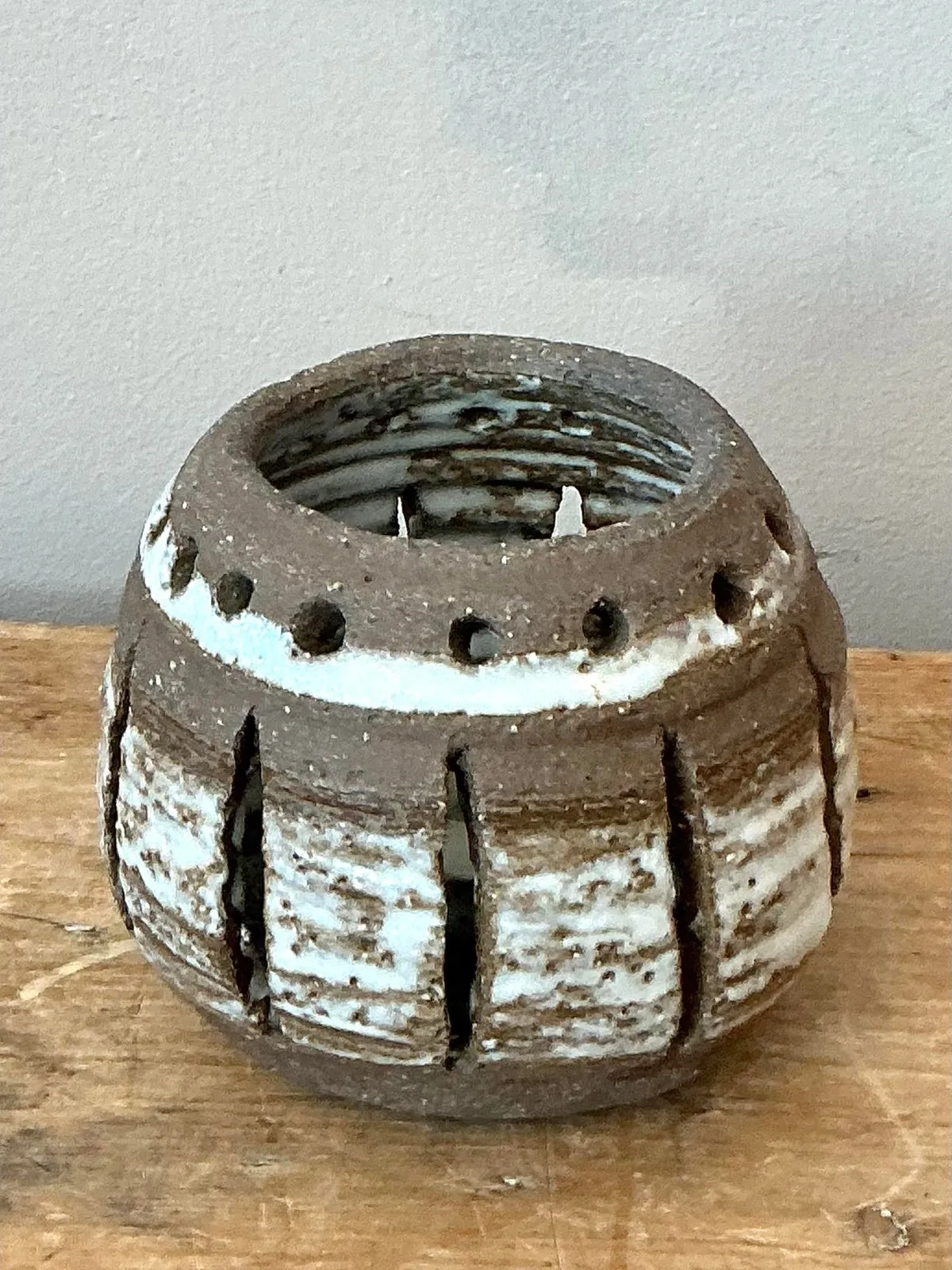 Vintage Boho Studio Pottery Votive — additional photo 1