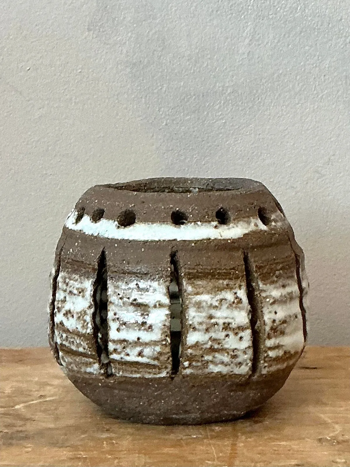 Vintage Boho Studio Pottery Votive — additional photo 6