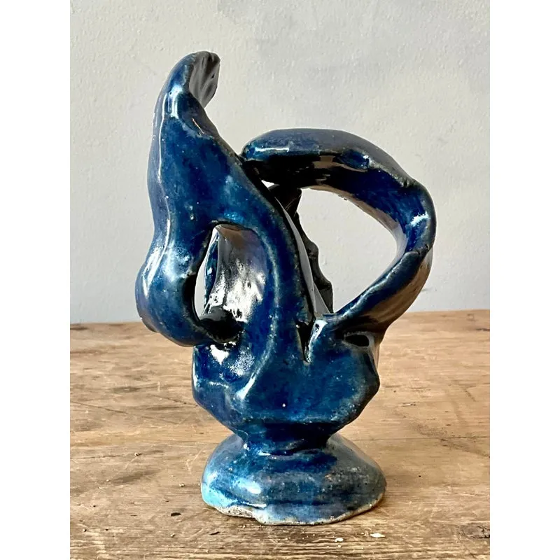 Vintage Boho Abstract Studio Pottery Sculpture — additional photo 1