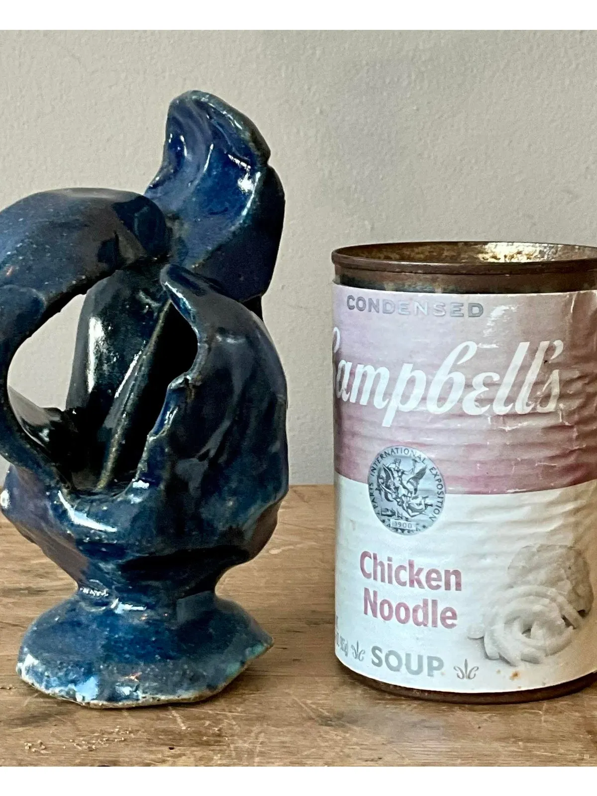 Vintage Boho Abstract Studio Pottery Sculpture — additional photo 5