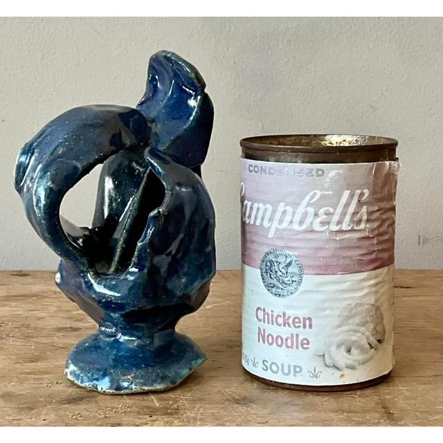 Vintage Boho Abstract Studio Pottery Sculpture — additional photo 6