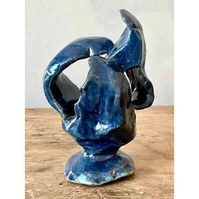 Vintage Boho Abstract Studio Pottery Sculpture — additional photo 2