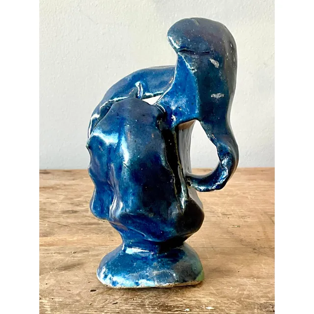 Vintage Boho Abstract Studio Pottery Sculpture — additional photo 3