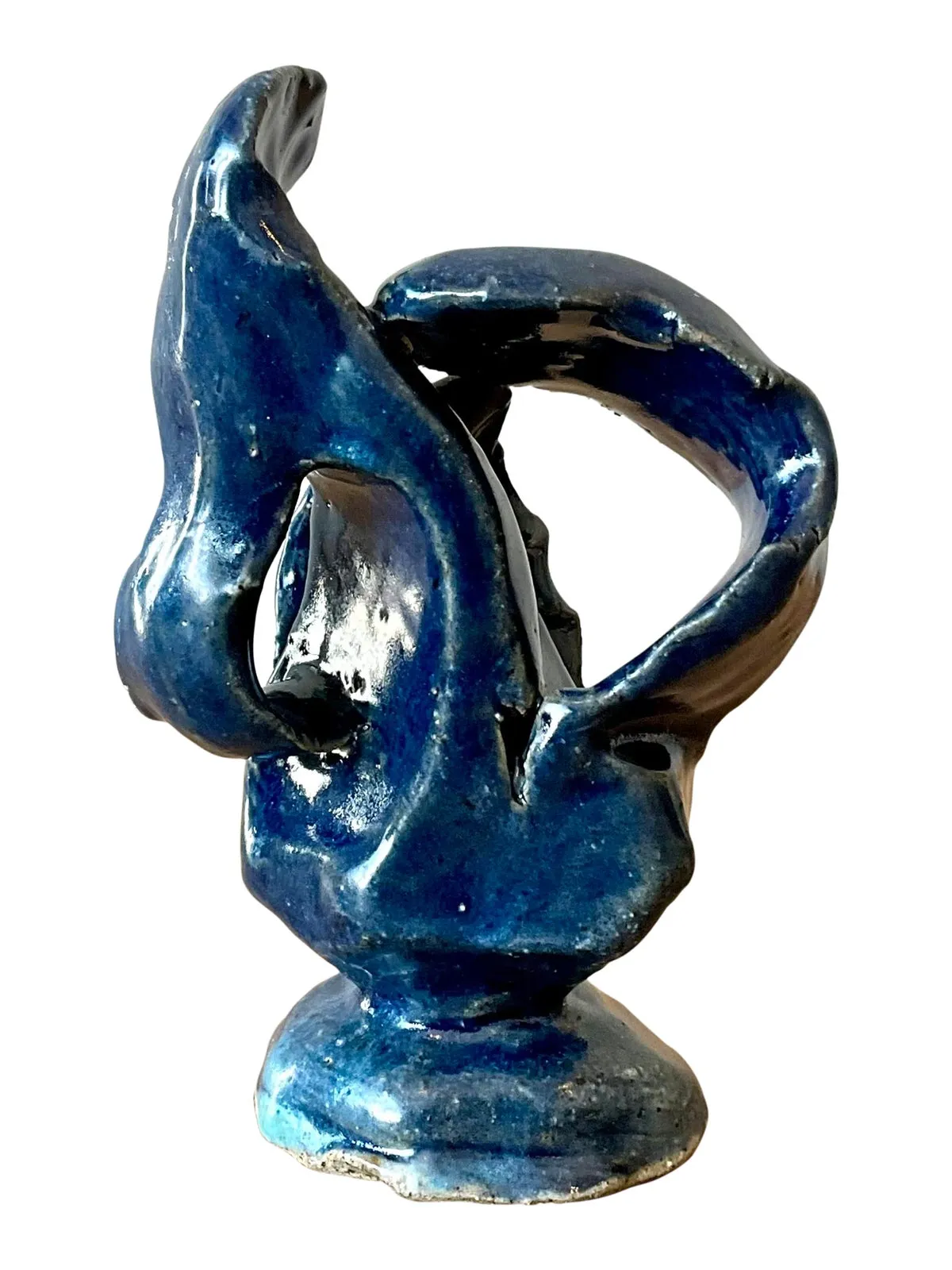 Vintage Boho Abstract Studio Pottery Sculpture — additional photo 8