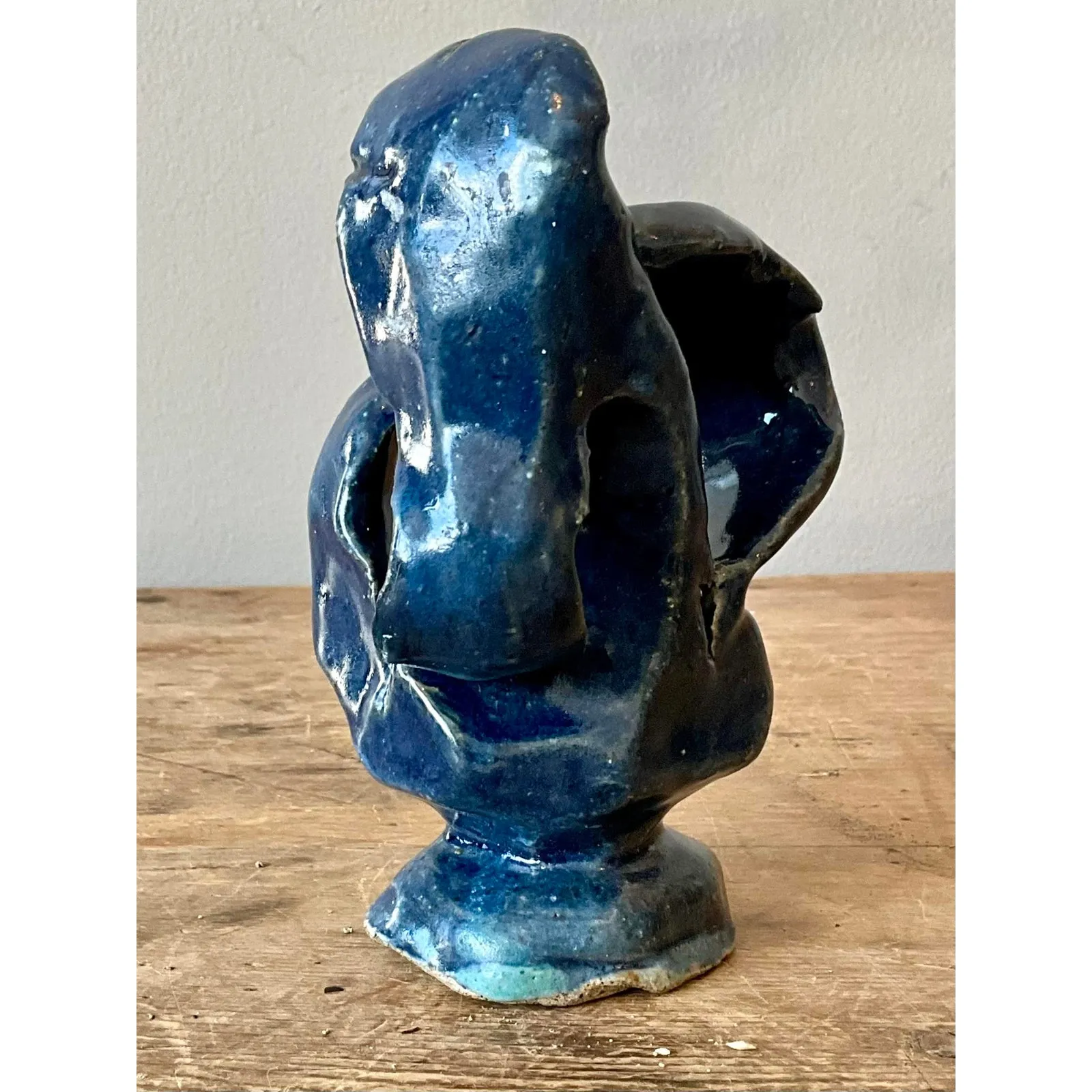 Vintage Boho Abstract Studio Pottery Sculpture — additional photo 8