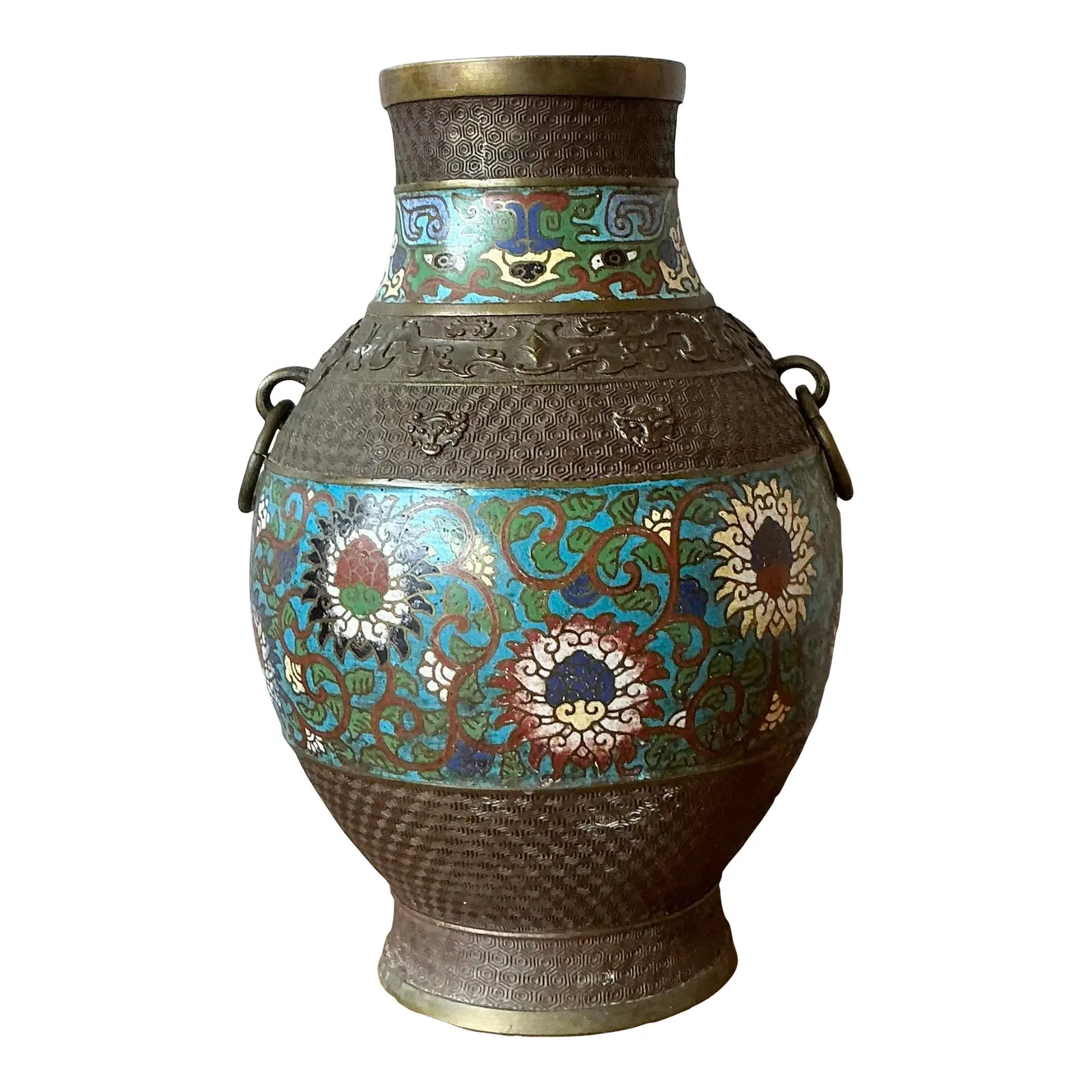Vintage Asian Cloisonné Vase — additional photo 8
