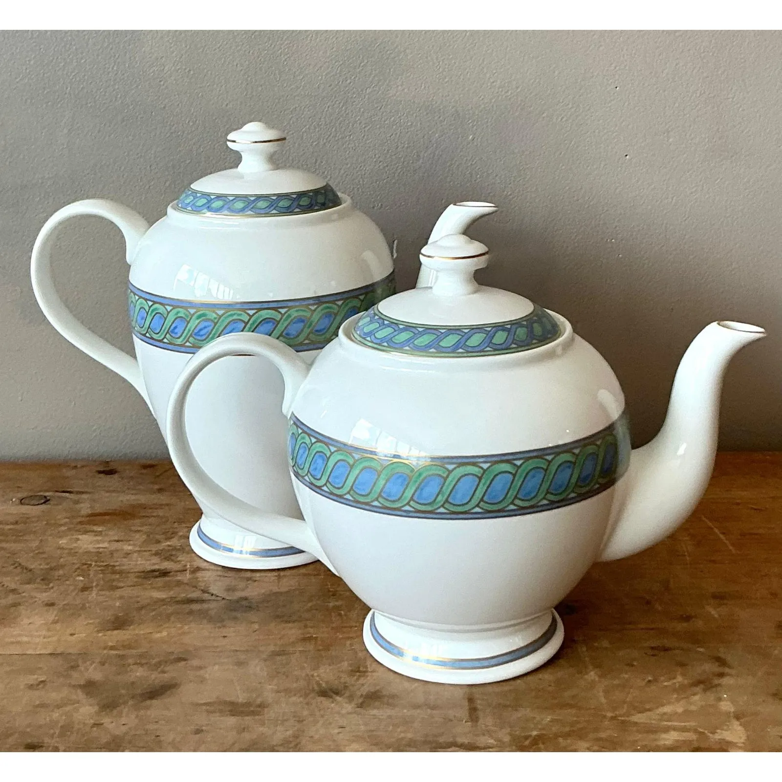 Vintage Boho Christofle "Torsada" Coffee & Teapot With Lid - A Pair — additional photo 4