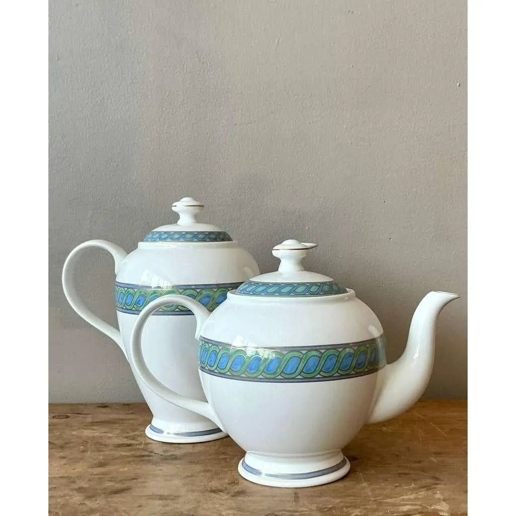 Vintage Boho Christofle "Torsada" Coffee & Teapot With Lid - A Pair — additional photo 2
