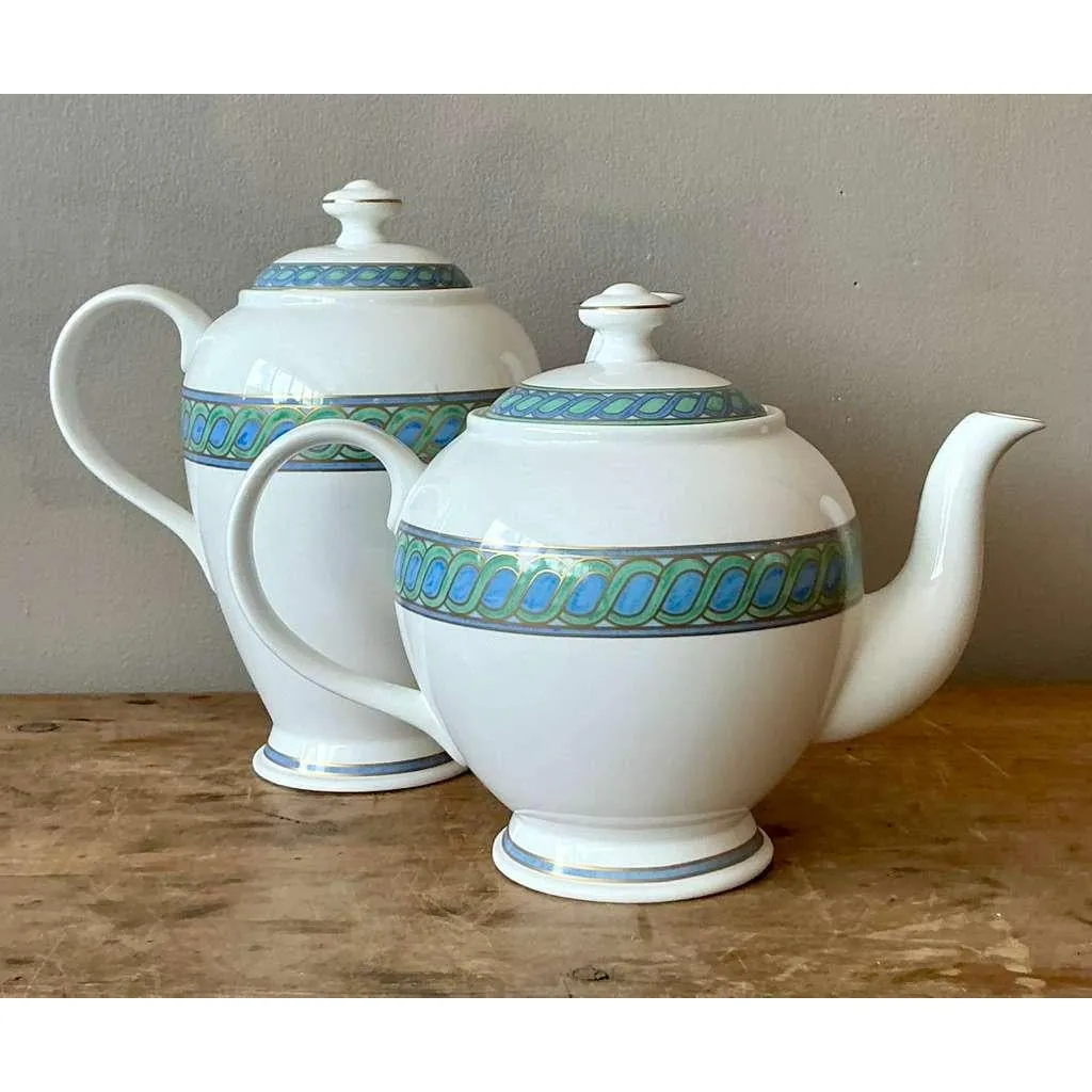 Vintage Boho Christofle "Torsada" Coffee & Teapot With Lid - A Pair — additional photo 3