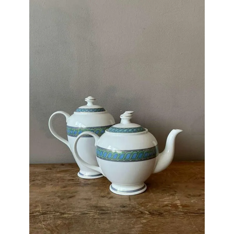 Vintage Boho Christofle "Torsada" Coffee & Teapot With Lid - A Pair — additional photo 8