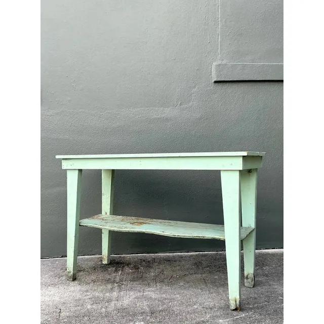 Vintage Boho Primitive Distressed Console Table — additional photo 3