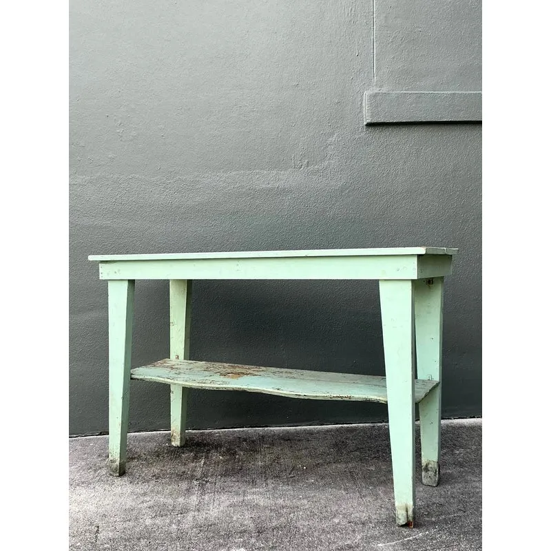 Vintage Boho Primitive Distressed Console Table — additional photo 5