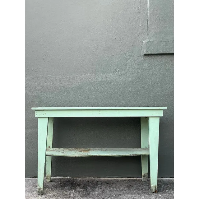Vintage Boho Primitive Distressed Console Table — additional photo 7