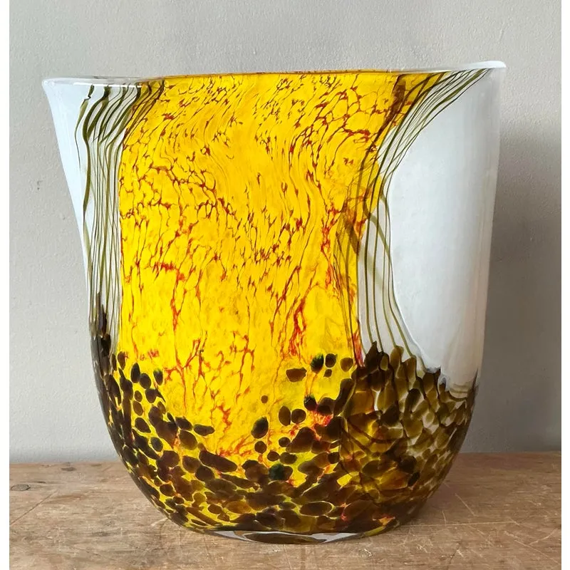 Vintage Boho Volcano Glass Vase — additional photo 5