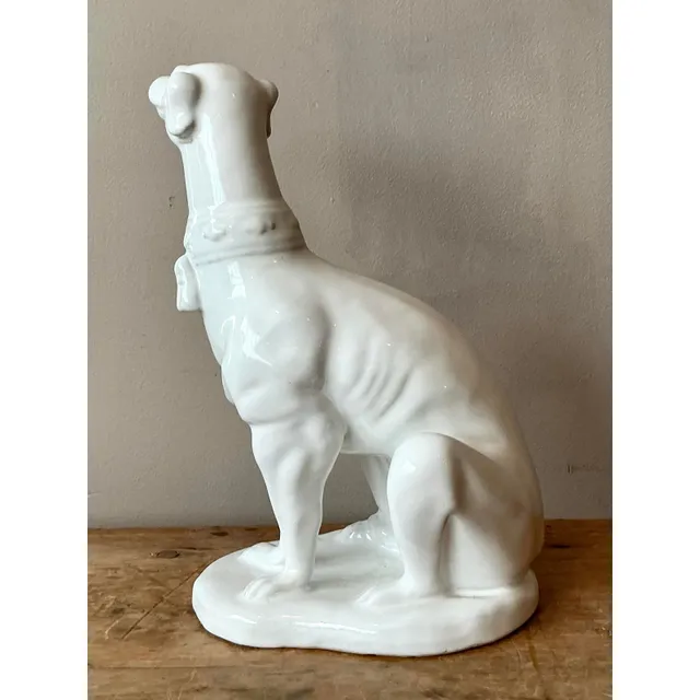 Vintage Regency Glazed Ceramic Dog — additional photo 7
